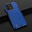 Coque Rebord Contour Silicone et Vitre Transparente Housse Etui 360 Degres AM1 pour Realme C31 Bleu