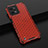 Coque Rebord Contour Silicone et Vitre Transparente Housse Etui 360 Degres AM1 pour Realme C31 Rouge