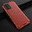 Coque Rebord Contour Silicone et Vitre Transparente Housse Etui 360 Degres AM1 pour Realme GT Master 5G Rouge