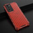 Coque Rebord Contour Silicone et Vitre Transparente Housse Etui 360 Degres AM1 pour Realme GT Master Explorer 5G Rouge