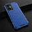 Coque Rebord Contour Silicone et Vitre Transparente Housse Etui 360 Degres AM1 pour Realme GT Neo 3T 5G Bleu