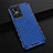 Coque Rebord Contour Silicone et Vitre Transparente Housse Etui 360 Degres AM1 pour Realme GT Neo3 5G Bleu