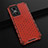 Coque Rebord Contour Silicone et Vitre Transparente Housse Etui 360 Degres AM1 pour Realme GT Neo3 5G Rouge