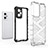 Coque Rebord Contour Silicone et Vitre Transparente Housse Etui 360 Degres AM1 pour Realme GT2 5G Petit