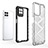 Coque Rebord Contour Silicone et Vitre Transparente Housse Etui 360 Degres AM1 pour Realme Narzo 50 4G Petit