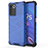 Coque Rebord Contour Silicone et Vitre Transparente Housse Etui 360 Degres AM1 pour Realme Q3s 5G Bleu