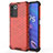 Coque Rebord Contour Silicone et Vitre Transparente Housse Etui 360 Degres AM1 pour Realme Q3s 5G Rouge