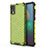 Coque Rebord Contour Silicone et Vitre Transparente Housse Etui 360 Degres AM1 pour Samsung Galaxy A03 Core Vert