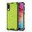 Coque Rebord Contour Silicone et Vitre Transparente Housse Etui 360 Degres AM1 pour Samsung Galaxy A30S Vert