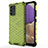 Coque Rebord Contour Silicone et Vitre Transparente Housse Etui 360 Degres AM1 pour Samsung Galaxy A32 5G Vert