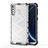 Coque Rebord Contour Silicone et Vitre Transparente Housse Etui 360 Degres AM1 pour Samsung Galaxy A40s Blanc