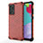 Coque Rebord Contour Silicone et Vitre Transparente Housse Etui 360 Degres AM1 pour Samsung Galaxy A52s 5G Rouge