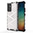 Coque Rebord Contour Silicone et Vitre Transparente Housse Etui 360 Degres AM1 pour Samsung Galaxy A54 5G Blanc