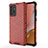 Coque Rebord Contour Silicone et Vitre Transparente Housse Etui 360 Degres AM1 pour Samsung Galaxy A72 4G Rouge