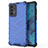 Coque Rebord Contour Silicone et Vitre Transparente Housse Etui 360 Degres AM1 pour Samsung Galaxy A73 5G Bleu