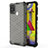 Coque Rebord Contour Silicone et Vitre Transparente Housse Etui 360 Degres AM1 pour Samsung Galaxy M31 Prime Edition Noir