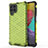 Coque Rebord Contour Silicone et Vitre Transparente Housse Etui 360 Degres AM1 pour Samsung Galaxy M53 5G Vert