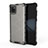 Coque Rebord Contour Silicone et Vitre Transparente Housse Etui 360 Degres AM1 pour Samsung Galaxy Note 10 Lite Noir