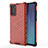 Coque Rebord Contour Silicone et Vitre Transparente Housse Etui 360 Degres AM1 pour Samsung Galaxy Note 20 5G Rouge