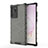 Coque Rebord Contour Silicone et Vitre Transparente Housse Etui 360 Degres AM1 pour Samsung Galaxy Note 20 Ultra 5G Noir