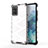 Coque Rebord Contour Silicone et Vitre Transparente Housse Etui 360 Degres AM1 pour Samsung Galaxy S20 Plus 5G Blanc