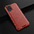 Coque Rebord Contour Silicone et Vitre Transparente Housse Etui 360 Degres AM1 pour Vivo iQOO 7 5G Rouge