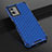 Coque Rebord Contour Silicone et Vitre Transparente Housse Etui 360 Degres AM1 pour Vivo iQOO U5 5G Bleu