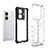 Coque Rebord Contour Silicone et Vitre Transparente Housse Etui 360 Degres AM1 pour Vivo iQOO Z6 Pro 5G Petit