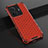 Coque Rebord Contour Silicone et Vitre Transparente Housse Etui 360 Degres AM1 pour Vivo iQOO Z6 Pro 5G Rouge