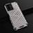 Coque Rebord Contour Silicone et Vitre Transparente Housse Etui 360 Degres AM1 pour Vivo iQOO Z6x Blanc