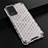 Coque Rebord Contour Silicone et Vitre Transparente Housse Etui 360 Degres AM1 pour Vivo V21 5G Blanc