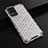 Coque Rebord Contour Silicone et Vitre Transparente Housse Etui 360 Degres AM1 pour Vivo V21e 4G Blanc