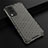 Coque Rebord Contour Silicone et Vitre Transparente Housse Etui 360 Degres AM1 pour Vivo V21e 5G Noir