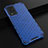 Coque Rebord Contour Silicone et Vitre Transparente Housse Etui 360 Degres AM1 pour Vivo V21s 5G Bleu