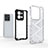 Coque Rebord Contour Silicone et Vitre Transparente Housse Etui 360 Degres AM1 pour Vivo V25 5G Petit