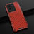 Coque Rebord Contour Silicone et Vitre Transparente Housse Etui 360 Degres AM1 pour Vivo V25 Pro 5G Rouge