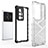 Coque Rebord Contour Silicone et Vitre Transparente Housse Etui 360 Degres AM1 pour Vivo X70 Pro+ Plus 5G Petit