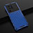 Coque Rebord Contour Silicone et Vitre Transparente Housse Etui 360 Degres AM1 pour Vivo X80 Pro 5G Bleu