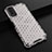 Coque Rebord Contour Silicone et Vitre Transparente Housse Etui 360 Degres AM1 pour Vivo Y11s Blanc