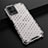 Coque Rebord Contour Silicone et Vitre Transparente Housse Etui 360 Degres AM1 pour Vivo Y21s Blanc