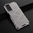 Coque Rebord Contour Silicone et Vitre Transparente Housse Etui 360 Degres AM1 pour Vivo Y53s NFC Blanc