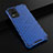 Coque Rebord Contour Silicone et Vitre Transparente Housse Etui 360 Degres AM1 pour Vivo Y73 (2021) Bleu