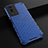 Coque Rebord Contour Silicone et Vitre Transparente Housse Etui 360 Degres AM1 pour Vivo Y74s 5G Bleu