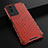 Coque Rebord Contour Silicone et Vitre Transparente Housse Etui 360 Degres AM1 pour Vivo Y74s 5G Rouge