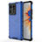 Coque Rebord Contour Silicone et Vitre Transparente Housse Etui 360 Degres AM1 pour Xiaomi Mi Mix 4 5G Bleu