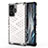 Coque Rebord Contour Silicone et Vitre Transparente Housse Etui 360 Degres AM1 pour Xiaomi Poco F4 GT 5G Blanc