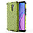 Coque Rebord Contour Silicone et Vitre Transparente Housse Etui 360 Degres AM1 pour Xiaomi Poco M2 Vert