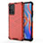 Coque Rebord Contour Silicone et Vitre Transparente Housse Etui 360 Degres AM1 pour Xiaomi Poco M4 Pro 5G Rouge