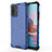 Coque Rebord Contour Silicone et Vitre Transparente Housse Etui 360 Degres AM1 pour Xiaomi Poco M5S Bleu