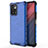 Coque Rebord Contour Silicone et Vitre Transparente Housse Etui 360 Degres AM1 pour Xiaomi Poco X3 GT 5G Bleu